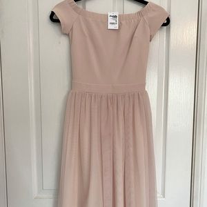 Light dusty pink dress